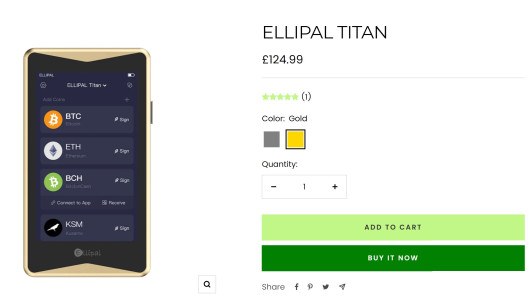 Hardware wallet review: Ellipal Titan